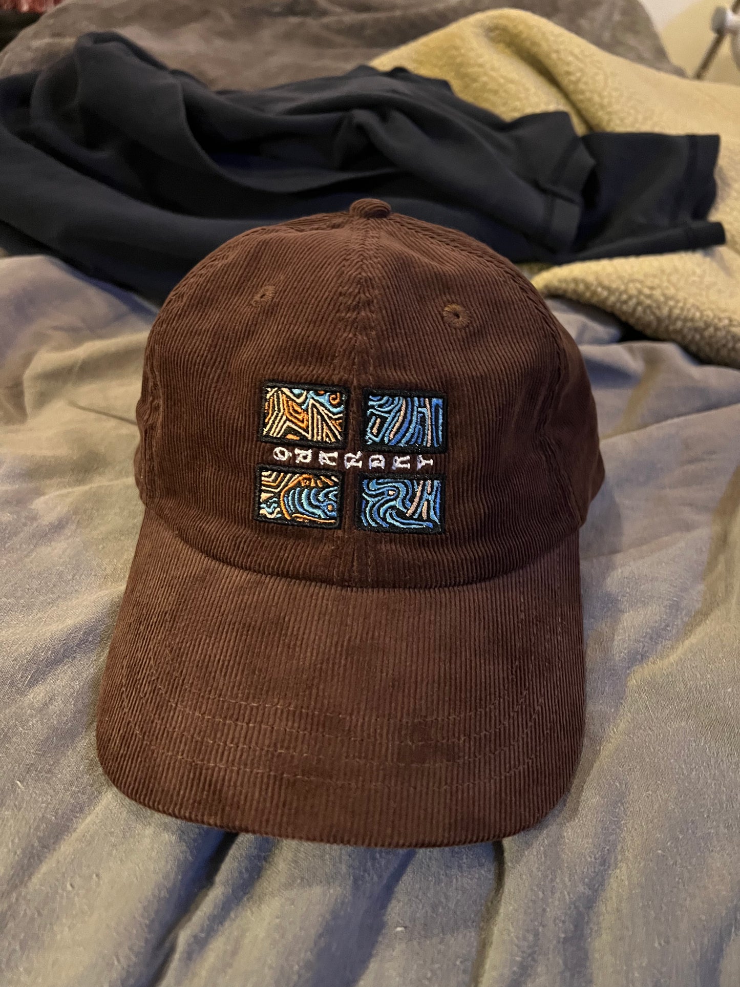 Flagship VTG Embroidered Corduroy Cap W/ Writing