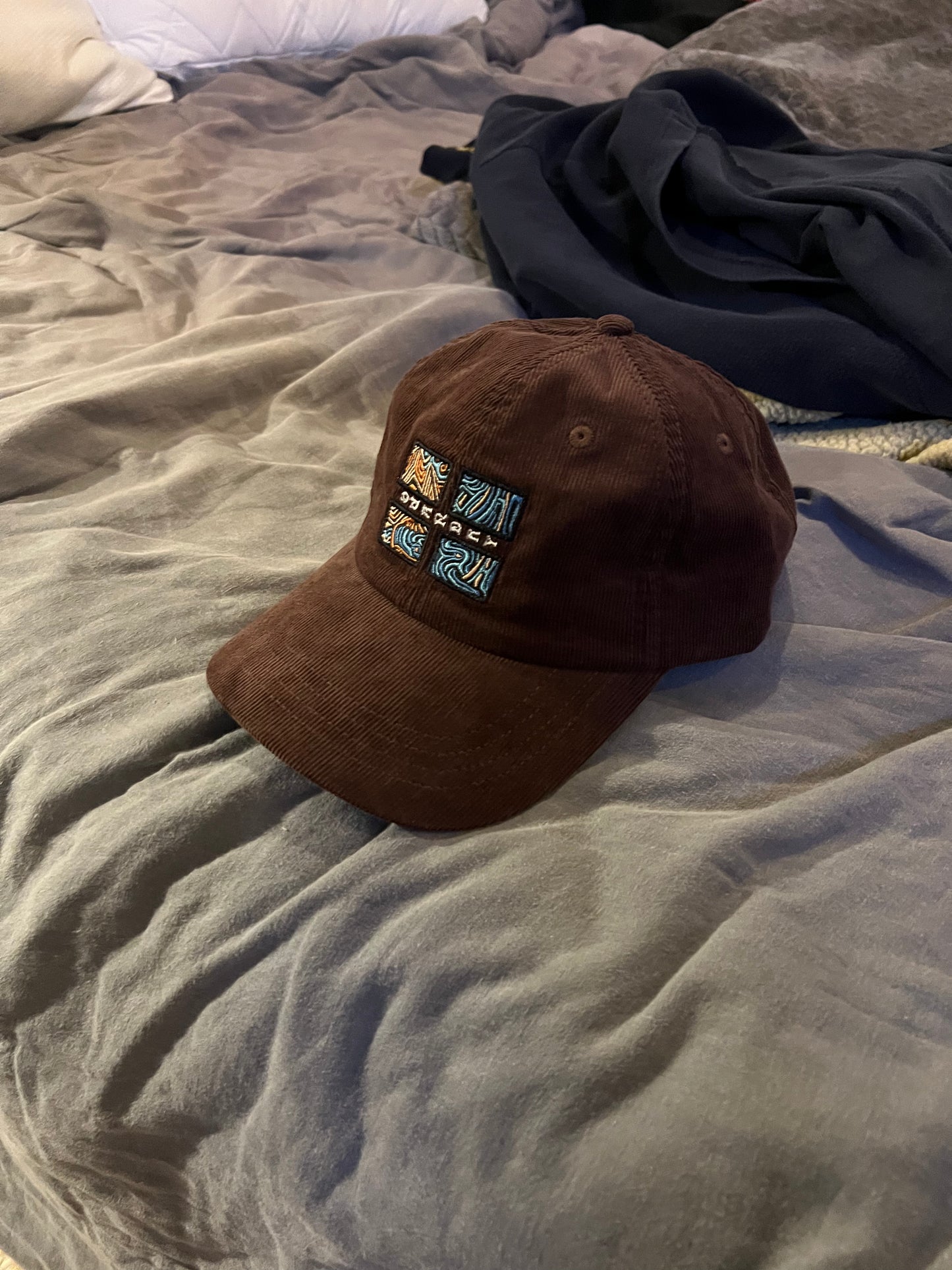 Flagship VTG Embroidered Corduroy Cap W/ Writing