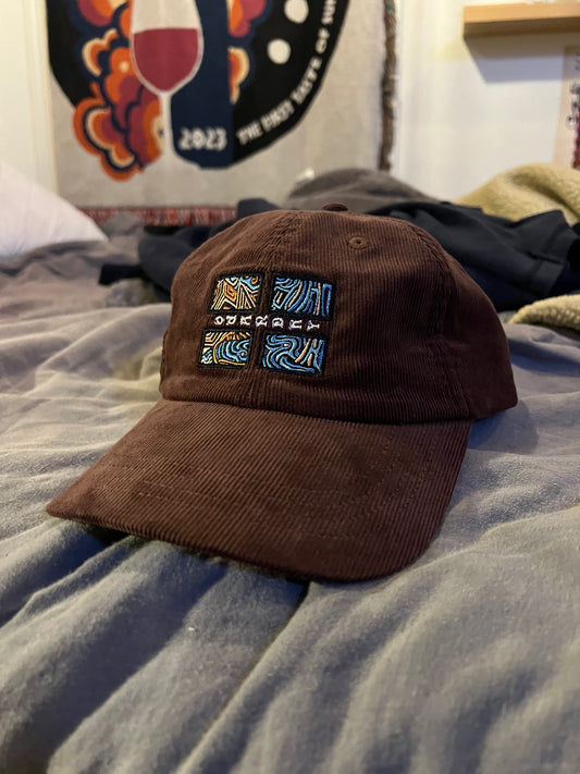 Flagship VTG Embroidered Corduroy Cap W/ Writing